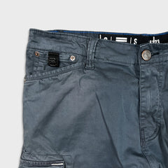 G-Star Raw Bronson Slim Chino Pants Mens 38x29 Gray Casual Cargo Trousers