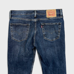 Levi's 511 Jean Mens 32x32 Blue Slim Fit Mid Rise Dark Wash Stretch Denim Pants