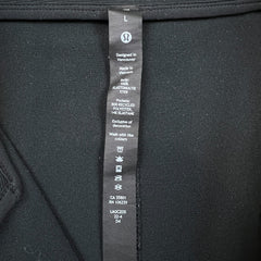 Lululemon Sojourn Jacket Mens Large Black Full Zip Outdoor Tracksuit Top