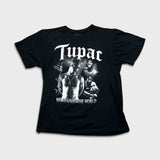 Tupac Shakur T Shirt Mens Large Black Me Against The World Graphic Rap Tee