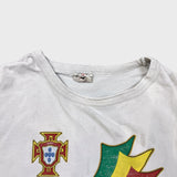 Vintage 2010 South Africa World Cup Portugal T Shirt Mens XL White Soccer Tee