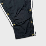 Vintage 90s Adidas Track Pants Mens Large Black Tear Away Athletic Jogger