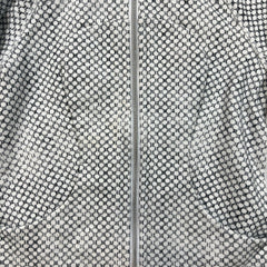 Lululemon Scuba Hoodie III Womens Size 6 White Dottie Eye Full Zip Hooded Sweater
