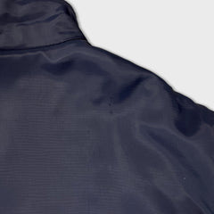 Vintage 90s Nike Sportswear Jacket Mens XL Blue Swoosh Full Zip Bomber Coat