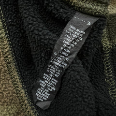 Ralph Lauren RLX Fleece Vest Mens Medium Green Camo Full Zip Outdoor Jacket