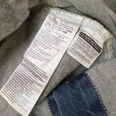 Levi's Type III Denim Jacket Mens XL Blue Medium Wash Western Trucker