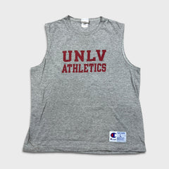 Vintage Y2K Champion Sleeveless Mens Large Gray UNLV Athletics University Tank Top