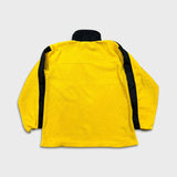 Vintage 90s Ralph Lauren Polo Sport Fleece Mens Medium Yellow 1/4 Zip Outdoor Pullover Jacket