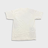 Vintage 90s Tultex Blank T Shirt Men XL White Faded Lightweight Short Sleeve Tee