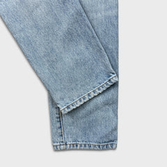 Levi's 501 S Jeans Womens 27x28 Blue Skinny Fit Slim Taper Leg Light Wash Denim Pants