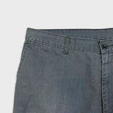 Vintage Dickies Pants Mens 36x32 Gray Wide Baggy Convertible Workwear Trousers