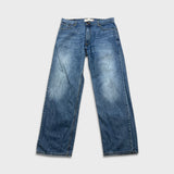 Vintage Y2K Levi's 569 Jeans Mens 36x34 Blue Loose Straight Medium Wash Faded Baggy Denim Pants