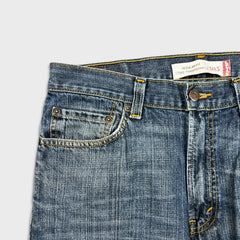Levi's 505 Jeans Mens 34x30 Blue Regular Fit Straight Leg Dark Wash Denim Pants