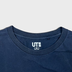 Uniqlo x Kaws x Sesame Street Cookie Monster Tee Mens Medium Blue Graphic T Shirt
