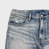 Levi's Hi Ball Jeans Mens 36x27 Blue Regular Fit Distressed Light Wash Denim Pants