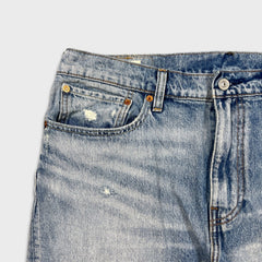 Levi's Hi Ball Jeans Mens 36x27 Blue Regular Fit Distressed Light Wash Denim Pants