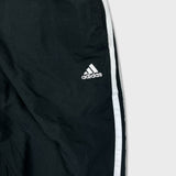 Adidas Track Pants Mens Small Black Essentials 3 Stripes Trefoil Athletic Jogger
