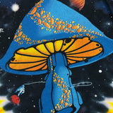 Liquid Blue Space Shroom T Shirt Mens 3XL Multicolor Tie Dye Graphic Tee