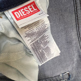 Diesel Industry Jeans Mens 34x33 Blue Medium Wash Stretch Slim Straight Denim Pants