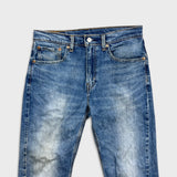 Levi's 505 Jeans Mens 32x32 Blue Regular Fit Straight Leg Medium Wash Denim Pants