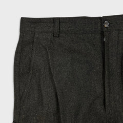 Harry Rosen Dress Pants Mens 32x30 Brown Wool Cargo Utility Trousers Tailored