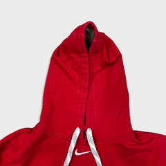 Vintage Y2K Nike Team Canada Hoodie Mens Small Red Center Swoosh Hockey NHL Pullover