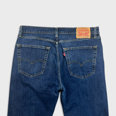 Levi's 505 Jeans Mens 36x32 Blue Regular Fit Straight Leg Medium Wash Denim Pants