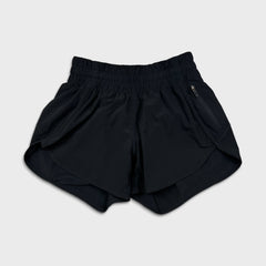 Lululemon Tracker Short V *4" Womens Size 4 Black Low Rise Athletic Lightweight