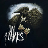 2013 In Flames North American Tour T Shirt Mens 2XL Black Metal Rock Band Tee