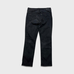 Levi's 312 Jeans Womens 32x29 Black Shaping Slim Dark Wash Stretch Denim Pants