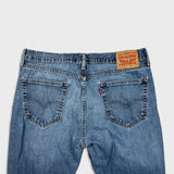 Levi’s 514 Jeans Mens 36x30 Blue Straight Fit Medium Wash Faded Denim Pants
