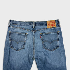 Levi’s 514 Jeans Mens 36x30 Blue Straight Fit Medium Wash Faded Denim Pants