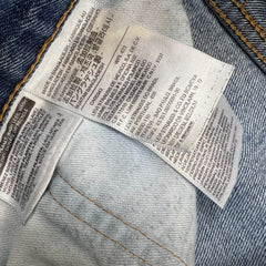 Levi's 505 Jeans Mens 34x30 Blue Regular Fit Straight Leg Medium Wash Denim Pants