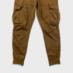 Simons Pants Mens 32x28 Brown Stretch Utility Taper Leg Cargo
