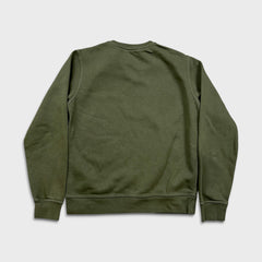Nike Sportswear Sweatshirt Mens Medium Green Swoosh Pullover Crewneck