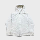 Lululemon Scuba Hoodie Womens Size 12 White Full Zip Sports Hooded Sweater