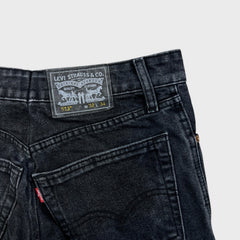 Levi's 513 Cargo Jeans Mens 30x30 Black Wash Multi Pocket Utility Denim Pants