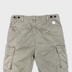 American Eagle Pants Mens 32x30 Beige Flex Faded Taper Leg Trousers Cargo