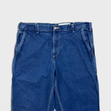 Carhartt Jeans Mens 36x32 Blue Original Dungaree Fit Workwear Baggy Denim Pants
