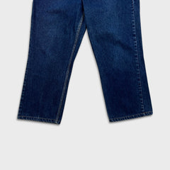 Vintage Y2K Levi's 619 Jeans Mens 36x25 Blue Straight Orange Tab Dark Wash Denim Pants