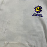 Zoo York Hoodie Mens Large White Live Everyday As If It's Your Last Pullover