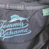Vintage Y2K Tommy Bahama Sweatshirt Mens Large Gray 1/4 Zip Relaxed Pullover