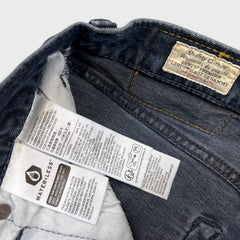 Levi's 511 Jean Mens 30x26 Blue Slim Fit Mid Rise Dark Wash Stretch Denim Pants
