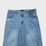 Vintage Mecca Jeans USA Mens 40x34 Blue Baggy Hip Hop Light Wash Denim Y2K Pants