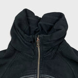 Lululemon Cuddle Up Jacket Womens Size 4 Black Sport Athletic Full Zip Sweatshirt