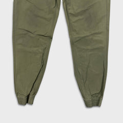 Nike Sportswear Track Pants Mens Large Green Woven Swoosh Taper Leg