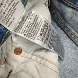 Levi's 501 Jeans Mens 29x32 Blue Original Fit Straight Light Wash Denim Pants