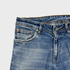 Levi's 517 Premium Bootcut Jeans Mens 34x30 Blue Light Wash Faded American Denim Pants
