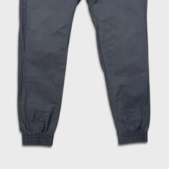 Nike Sportswear Track Pants Mens Small Gray Swoosh Taper Leg Athletic Jogger