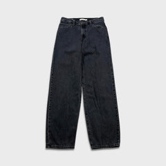 Levi's Jeans Womens 28x31 Black Baggy Dad Dark Wash Faded Denim Pants